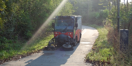 Feje-sug maskine i brug